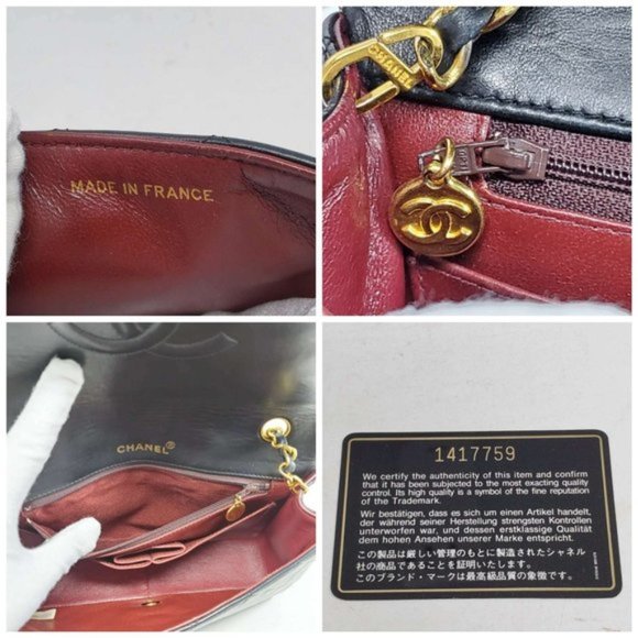 CHANEL 23 Full Flap Vintage 24k Gold Lambskin Bag - Picture 15 of 16